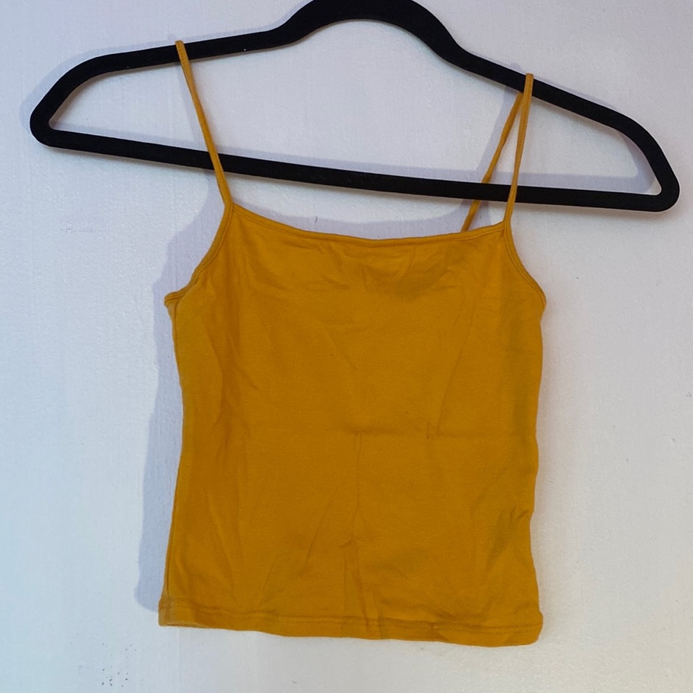Garage Yellow Mustard Tank Top